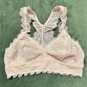 DKNY Lace Bralette in Soft Pink